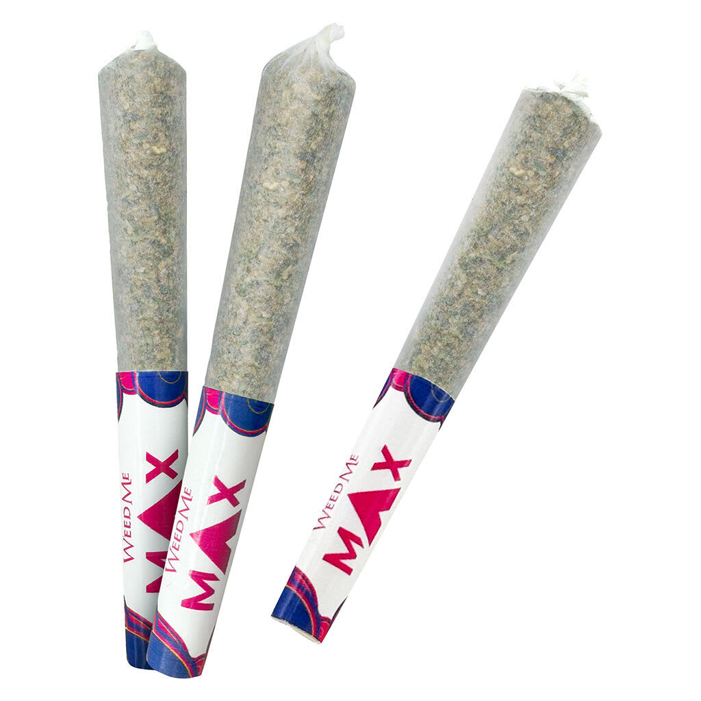 Weed Me Max -THCa2 Grape Galaxy Infused Pre-Roll - THCa2 Grape Galaxy Infused Pre-Roll 3x0.5g Distillates